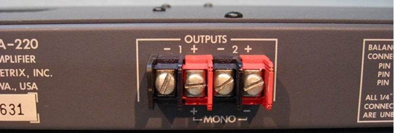 Picture of symetrix A-220 Stereo Power amplifier