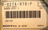 Picture of Sony Drawer Assembly for DVW-500, pn A-8274-876-F