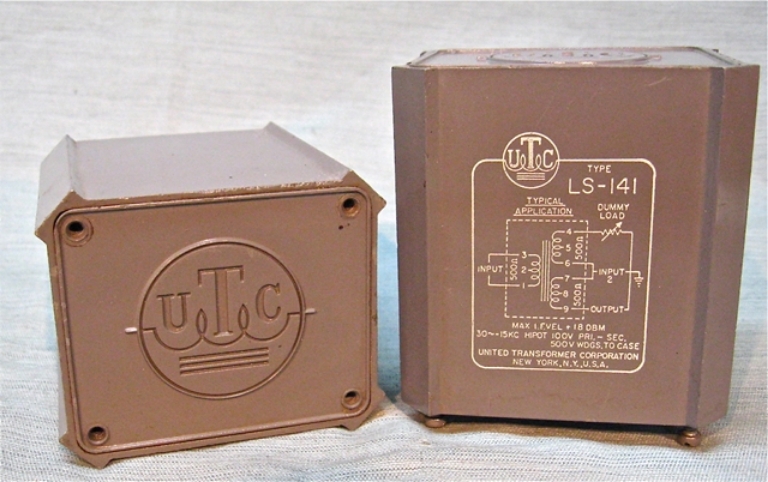 Picture of UTC LS-141 Line Transformers.  Sold Out.