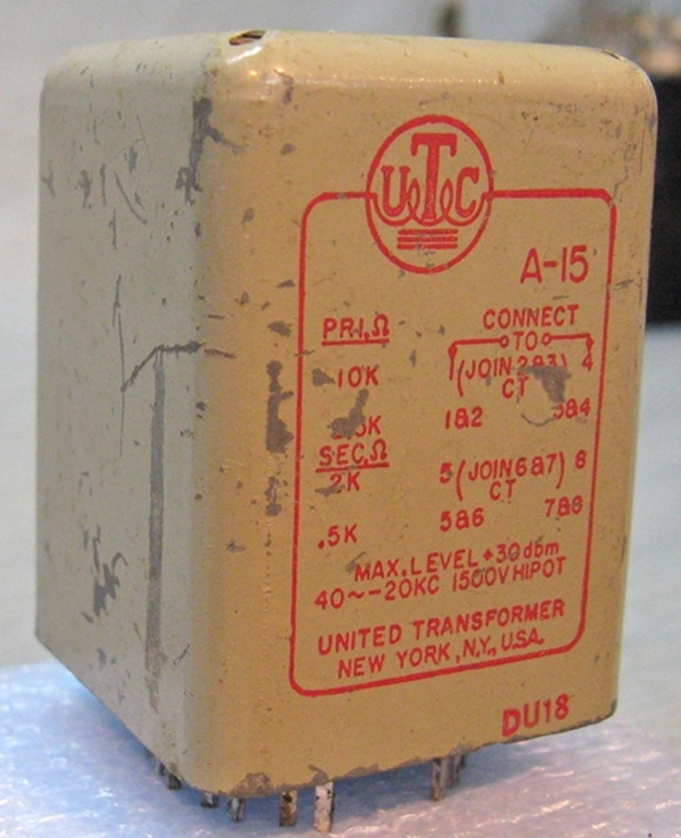 Picture of UTC  A-15 Input Transformer
