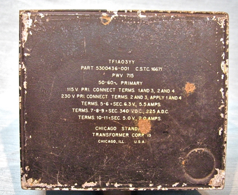 Picture of Chicago Standard Transformer PWV 715 Power Transformer