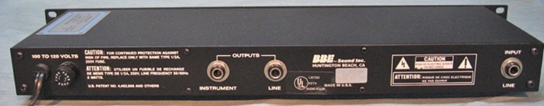 Picture of BBE Model 411 Sonic maximizer sn H03148