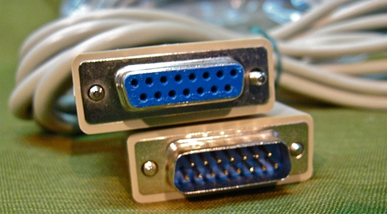 Picture of 10' 15 Pin, D Shell, Male to Female Cables, new.