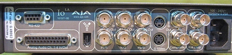 Picture of Aja Io LA, Video Capture Breakout Boxes.  Call for Close Out Pricing!