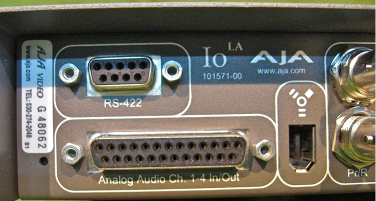 Picture of Aja Io LA, Video Capture Breakout Boxes.  Call for Close Out Pricing!