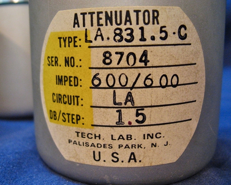 Picture of Tech Lab LA.831.5.C Stepped Attenuators, sn8704.