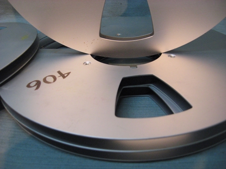 Picture of Ampex 10"x.25" Reels, USED, unlabeled