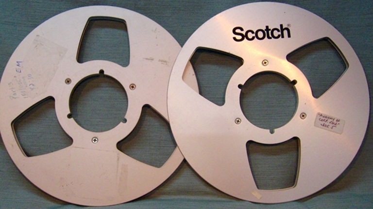 Picture of Scotch 10"x.25" Reels, USED, unlabeled