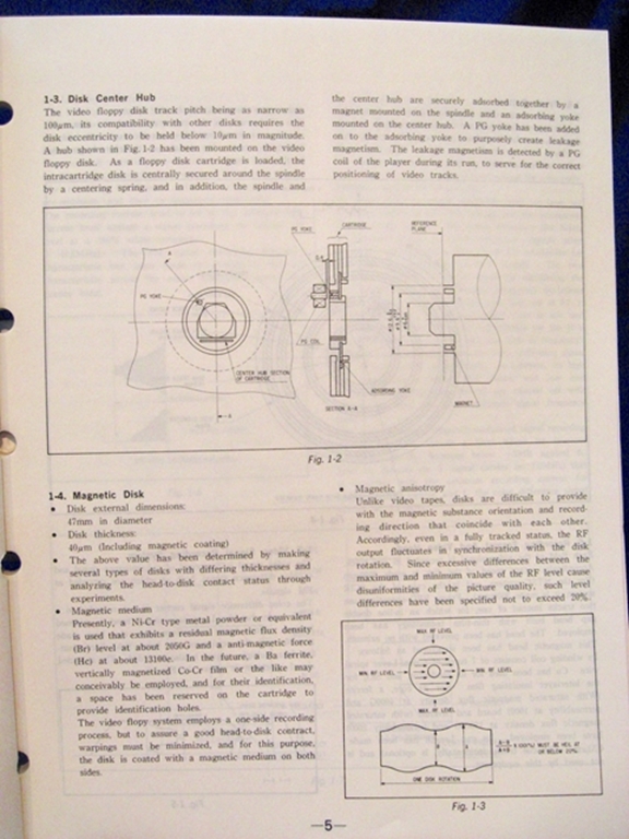 Picture of Sony MVR-5500 Operation Manual