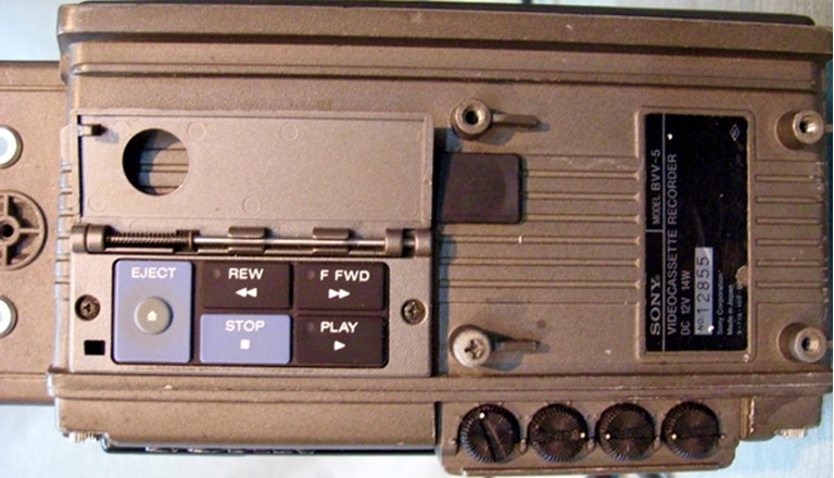 Picture of SONY BVV-5 Beta SP Back, sn12855