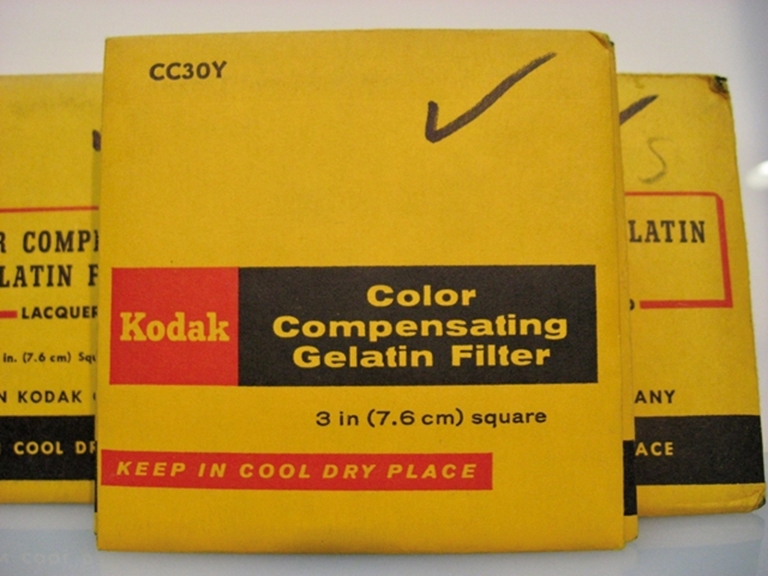 Picture of Kodak Wratten Gelatin filters, 3"x3"