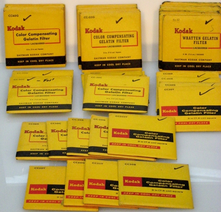 Picture of Kodak Wratten Gelatin filters, 3"x3"