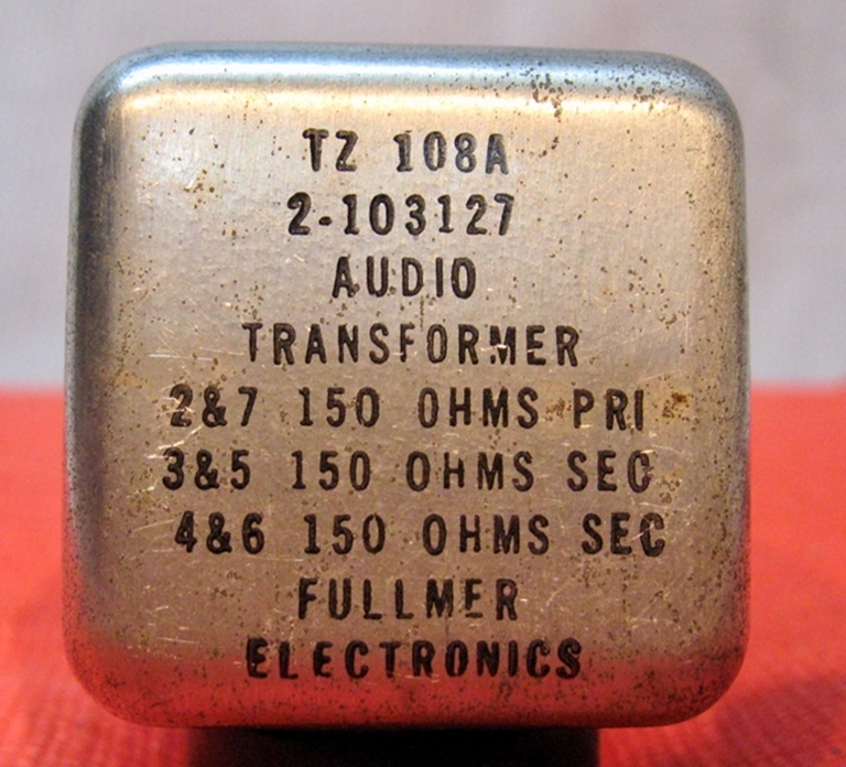 Picture of Fullmer Electronics Transformer model TZ 108A