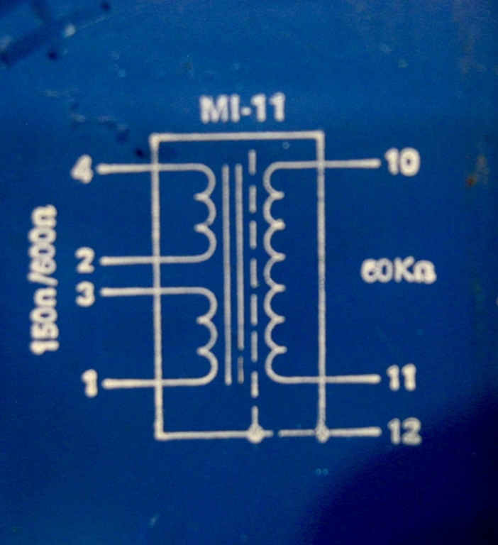 Picture of Sescom MI-11 Microphone Input transformer
