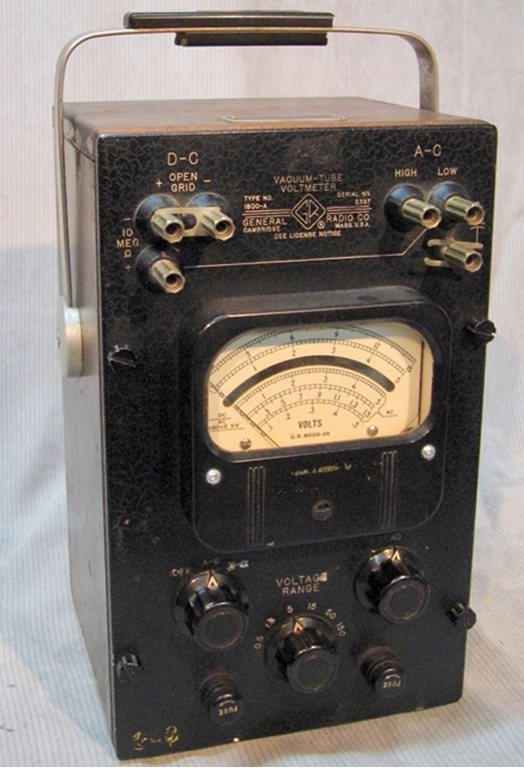 Picture of General Radio 1800-A VTVM, sn2397 SOLD OUT.