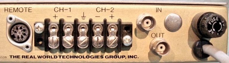 Picture of UNIVUER Audio Metering System over Composite Video signals.