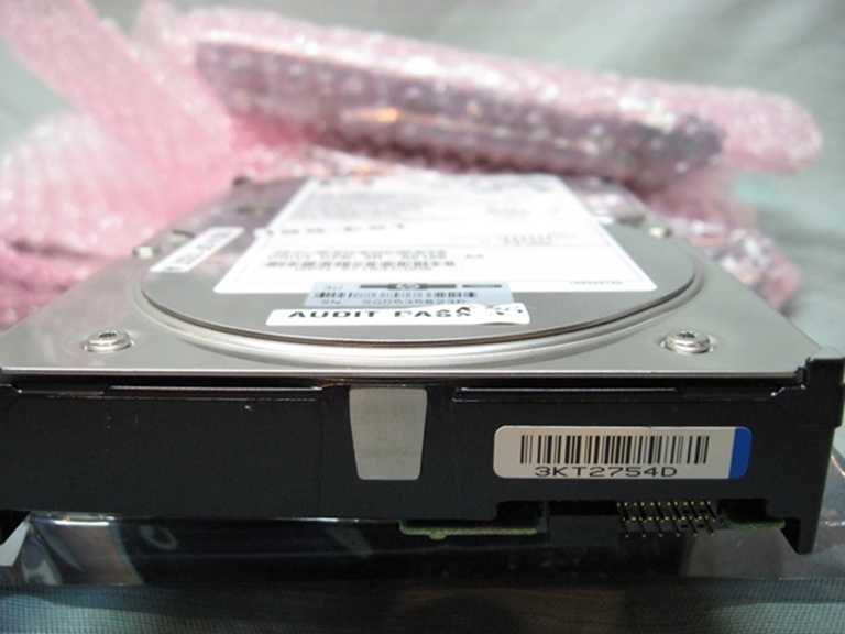 Picture of Hewlett Packard 10K, 73 Gig drives.