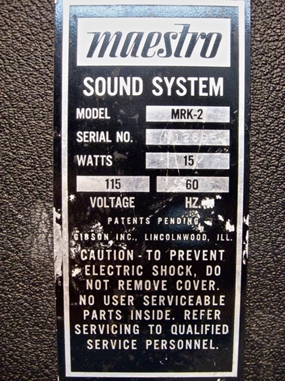 Picture of Maestro Rhythm Master  MKII sn12695 SOLD OUT