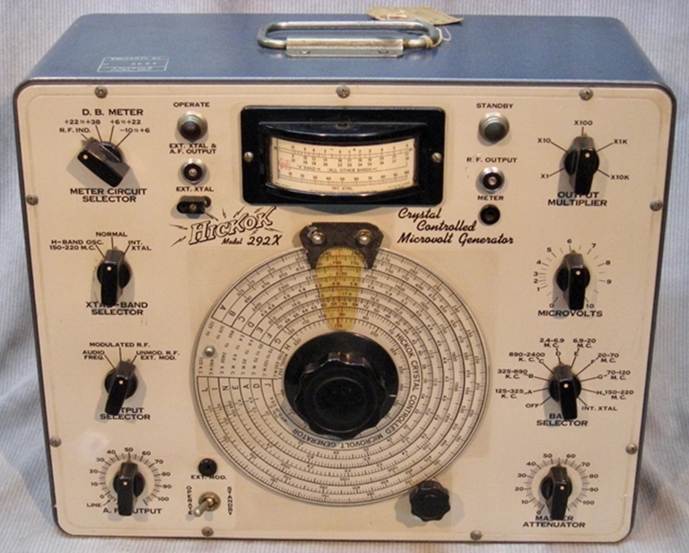 Picture of Hickok 292X Crystal Controlled Microvolt Generator.SOLD.