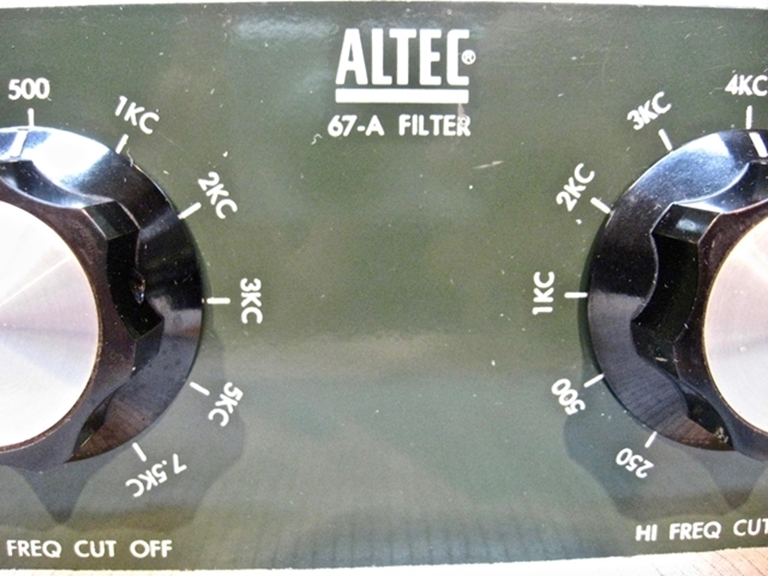 Picture of Altec Model 67A Filter, sn 391521 #113. (Altec 67-A) SOLD OUT.