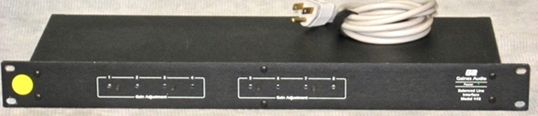 Picture of Gaines Model 448 Audio IHF to Balanced converter