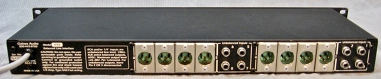 Picture of Gaines Model 448 Audio IHF to Balanced converter