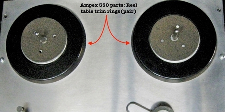 Picture of Ampex 350 Reel Table Trim rings (pair).