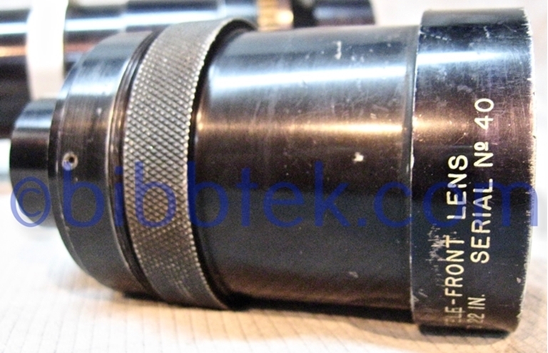 Picture of Zoomar Television Lens, by Dr. Frank Back, serial number 40.