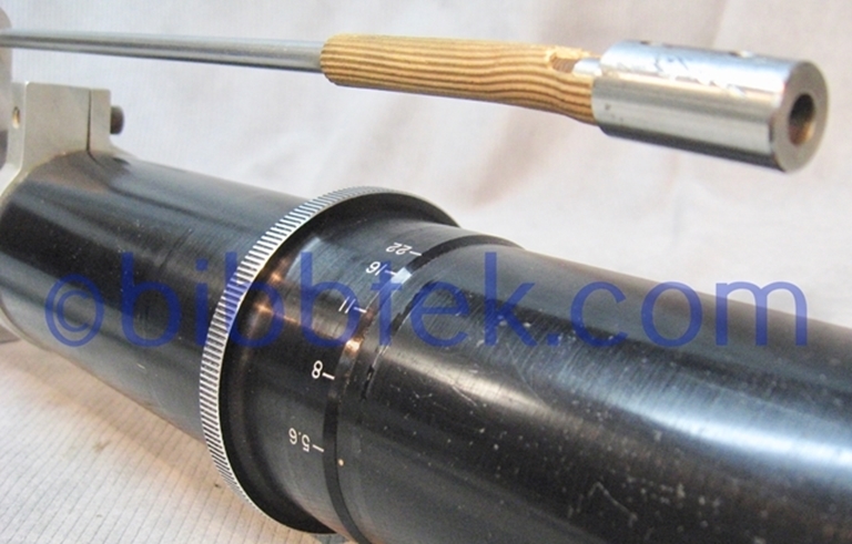 Picture of Zoomar Television Lens, by Dr. Frank Back, serial number 40.