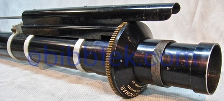 Picture of Zoomar Television Lens, by Dr. Frank Back, serial number 40.