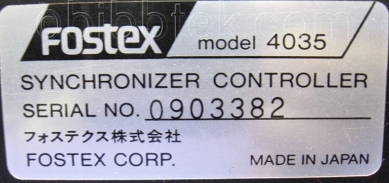 Picture of Fostex 4035 Synchronizer Controller