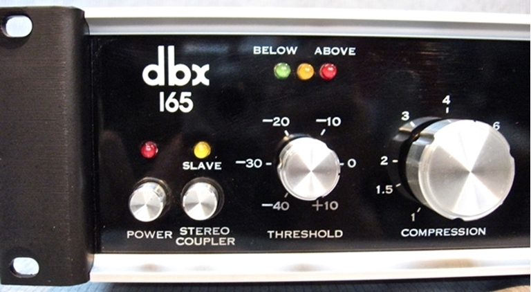 Picture of DBX 165 Compressor/Limiter early 1980s version. SOLD OUT