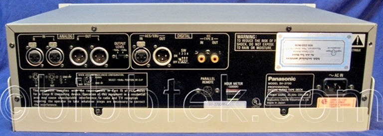 Picture of Panasonic SV-3700 Dat, Very low hours