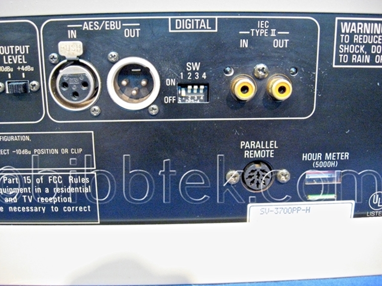 Picture of Panasonic SV-3700 Dat, Very low hours