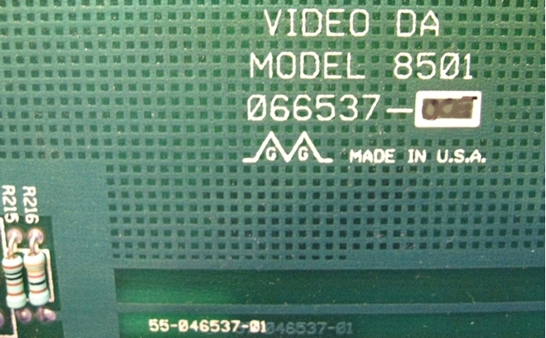 Picture of Grass Valley 8501 Video DA cards, lot of 8.