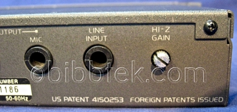 Picture of Aphex Aural Exciter, Model 110, Type E. sn01186.