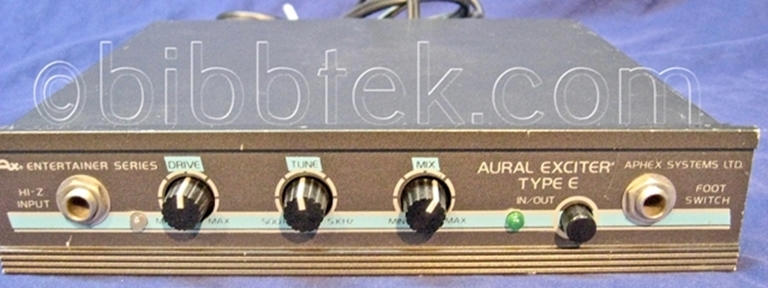 Picture of Aphex Aural Exciter, Model 110, Type E. sn02158