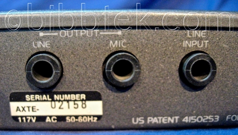 Picture of Aphex Aural Exciter, Model 110, Type E. sn02158