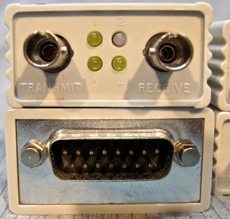 Picture of 3Com Isolan Fiber Optic Transceiver. 1680-5