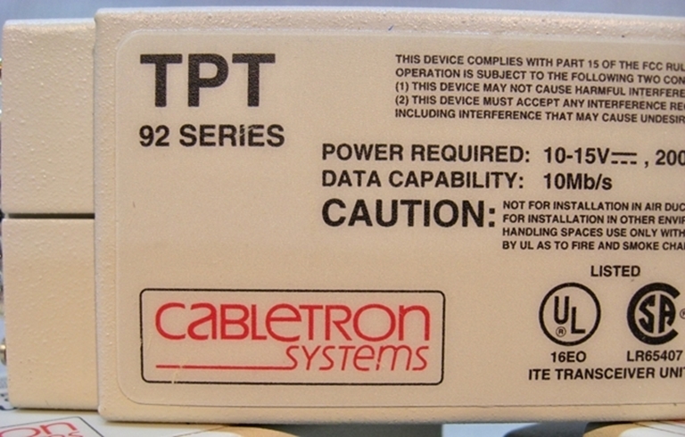 Picture of Cabletron Systems TPT 92 Series