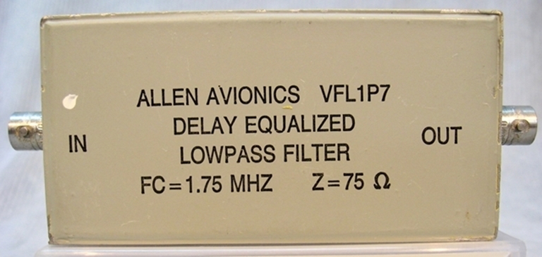 Picture of Allen Avionics VFL1P7, Delay Equalized Filter