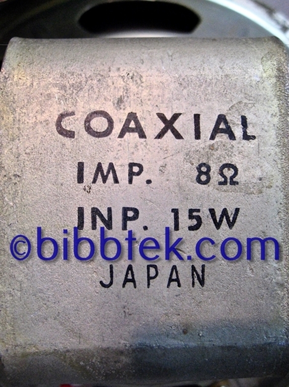 Picture of Japan Industries 10" Coaxial drivers, (Pair) NKS 5DG