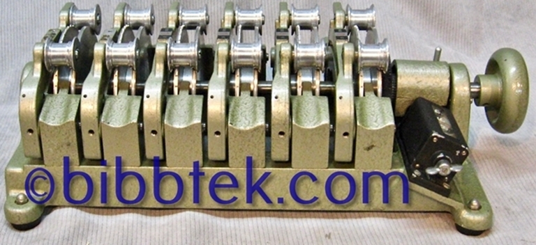 Picture of Ediquip Moviola model 1036 16mm Synchronizer, 6 position, sn0068.