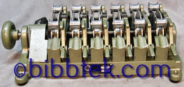 Picture of Ediquip Moviola model 1036 16mm Synchronizer, 6 position, sn0068.