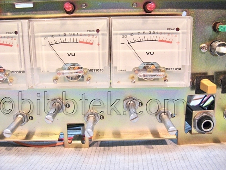 Picture of Otari MX5050-BQ Amplifier Chassis, with Meters.