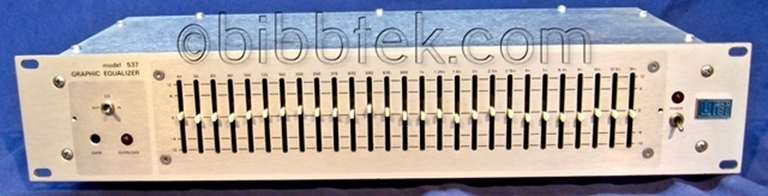 Picture of UREI 537 1/3 Octave Graphic Equalizer, sn1253A