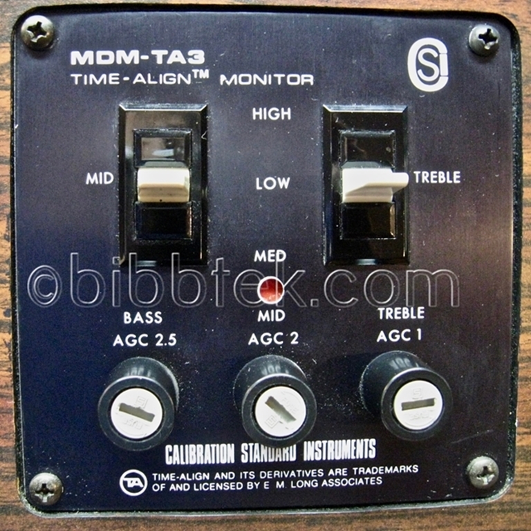 Picture of Calibration Standard Instruments MDM-TA3 Time Align Monitors by E.M. Long