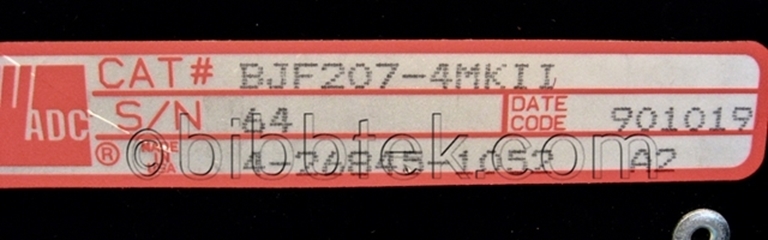 Picture of ADC BJF207-4MKII Balanced 1/4" Audio patch panels