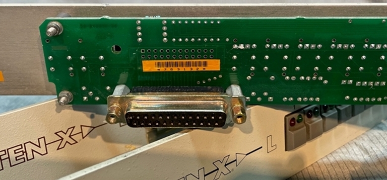 Picture of Grass Valley Group TEN-X-L Control panel only.