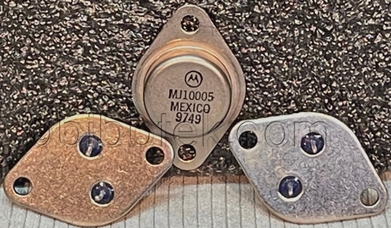 Picture of Motorola  MJ10005 Transistors, NOS. price per pair.